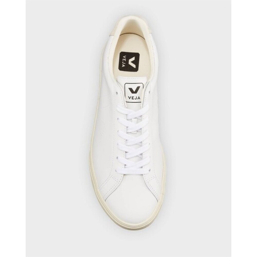 EUC VEJA Esplar Women's White Leather Sneakers Size 9 - Picture 4 of 10